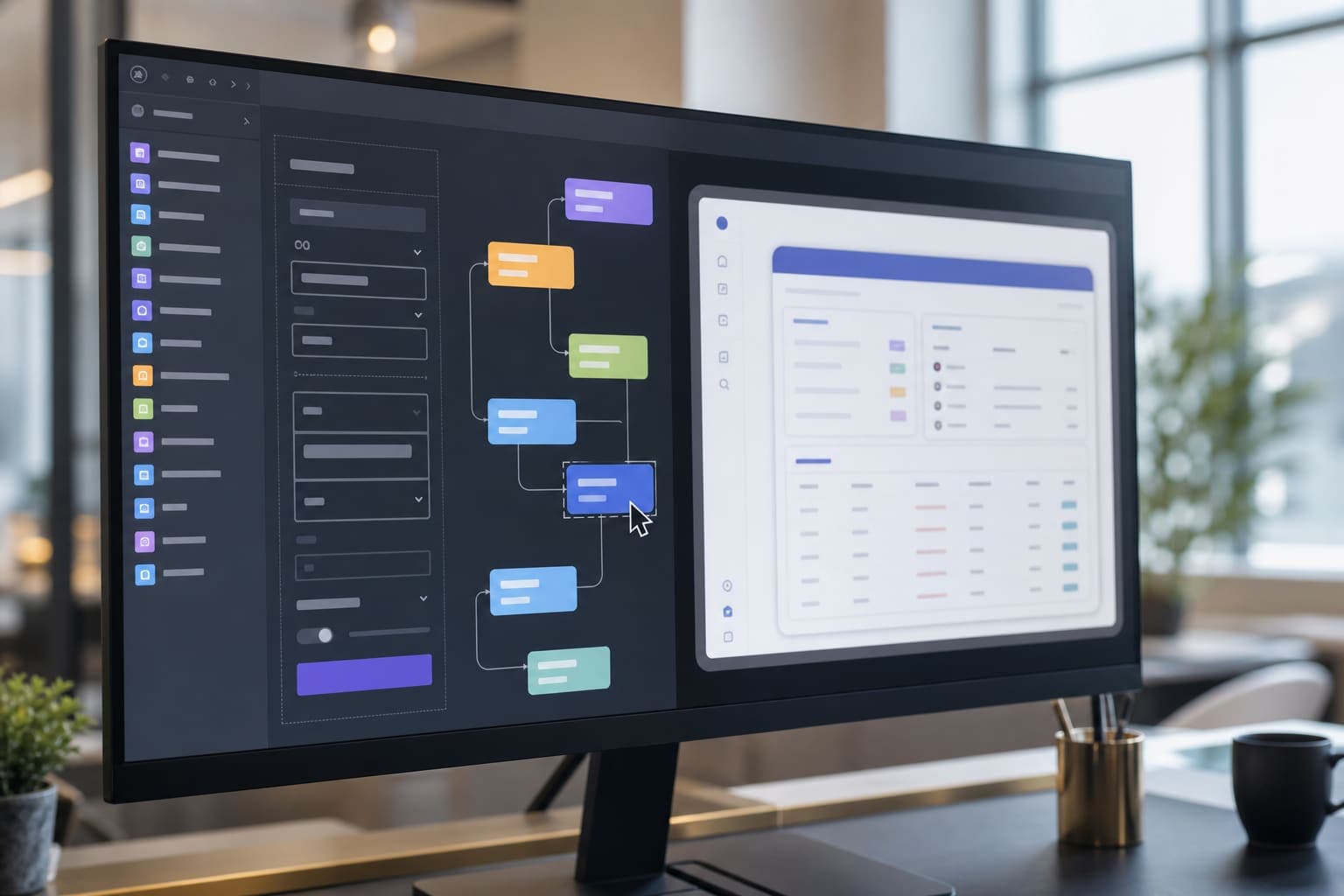 Low-code business application design